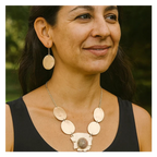 Beauty in imperfection Necklace in Starling silver