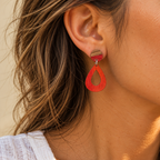Handmade Lightweight Aluminium Earrings|Anstruza