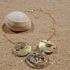 Distressed Brass Necklace