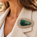 Vintage repurposed brooch and pendant
