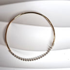9ct Gold Filled & Sterling Silver Bangle