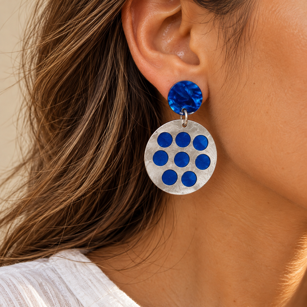 Handmade Lightweight Aluminium Earrings|Anstruza