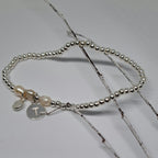 Personalised Birthstone & Initial Bracelet in Sterling Silver