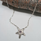 My Soul Connects With The Ocean Sterling Silver Necklace