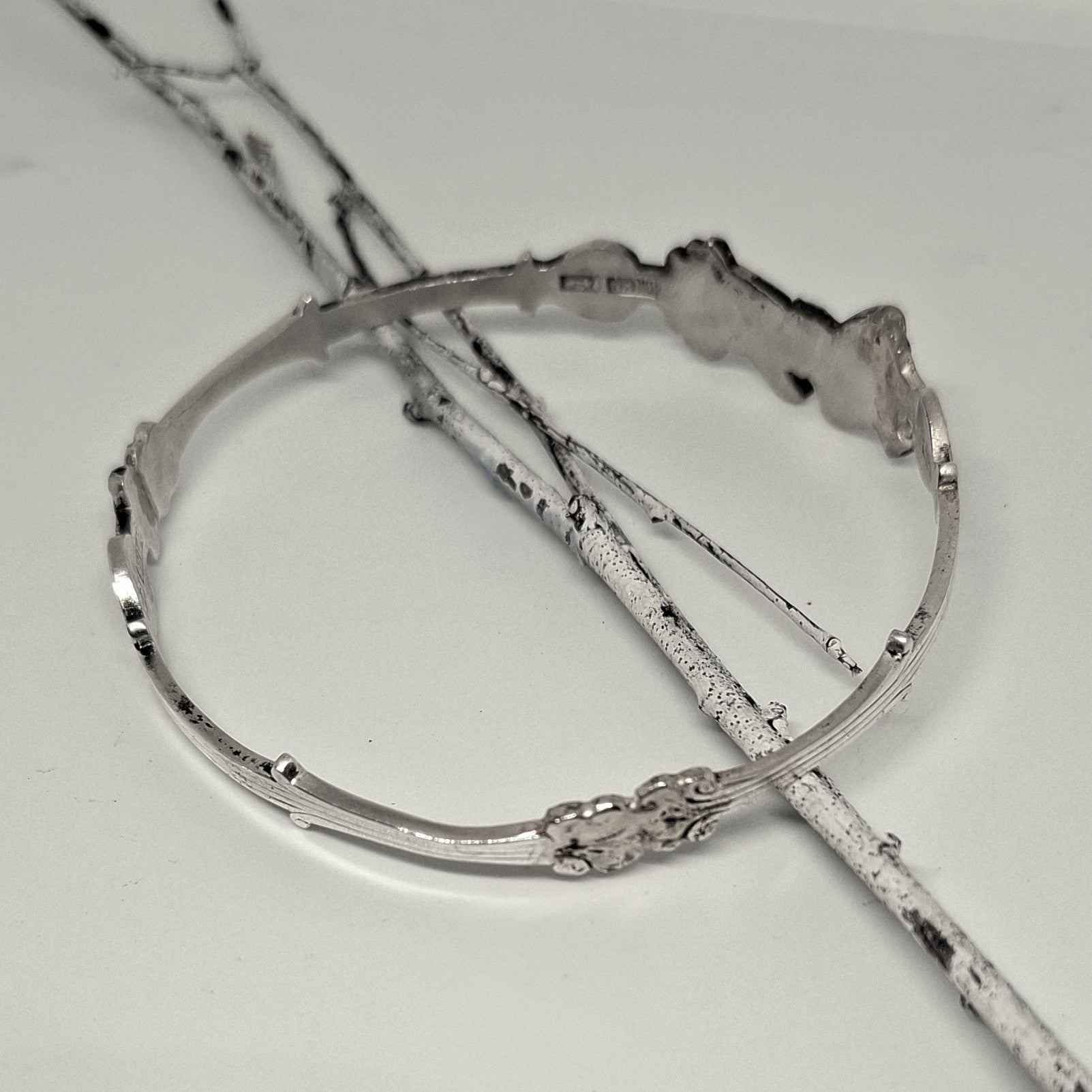 Silver Spoon Remodelled Bangle