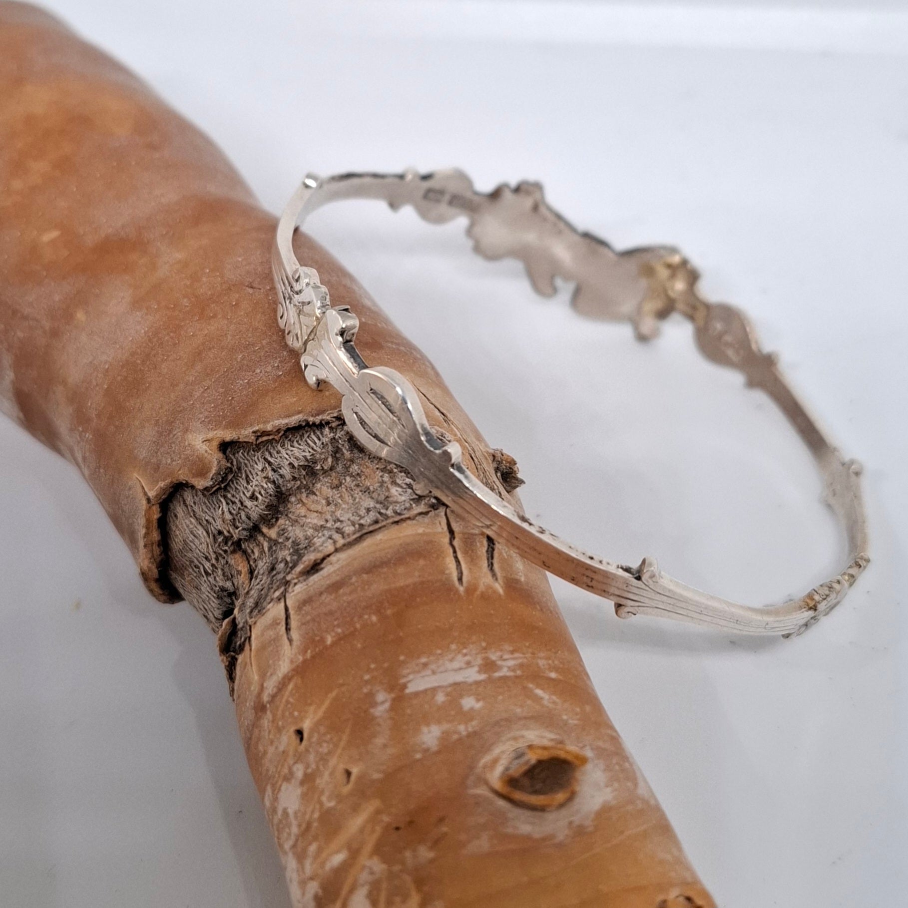 Silver Spoon Remodelled Bangle