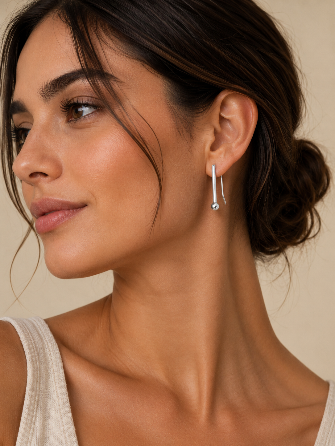 Handmade 925 Sterling Silver Dangly earrings