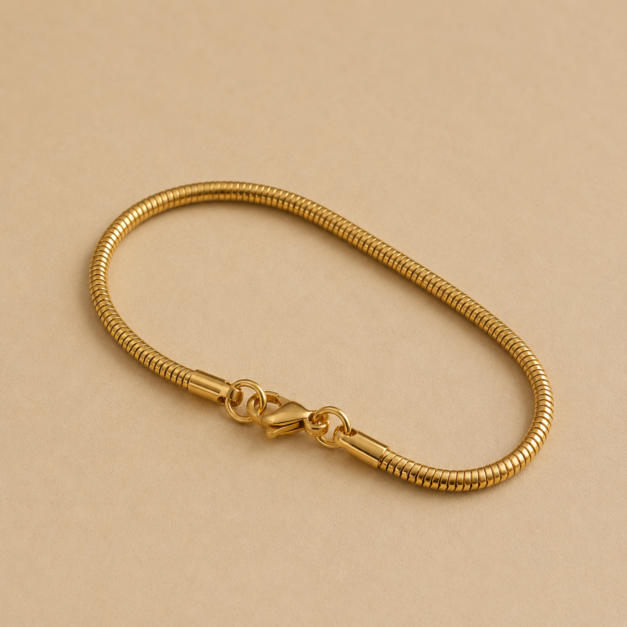 Snake bracelet in stainless steel