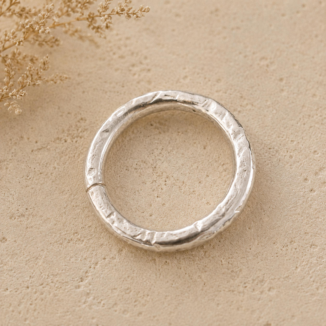 Sterling silver stacking ring