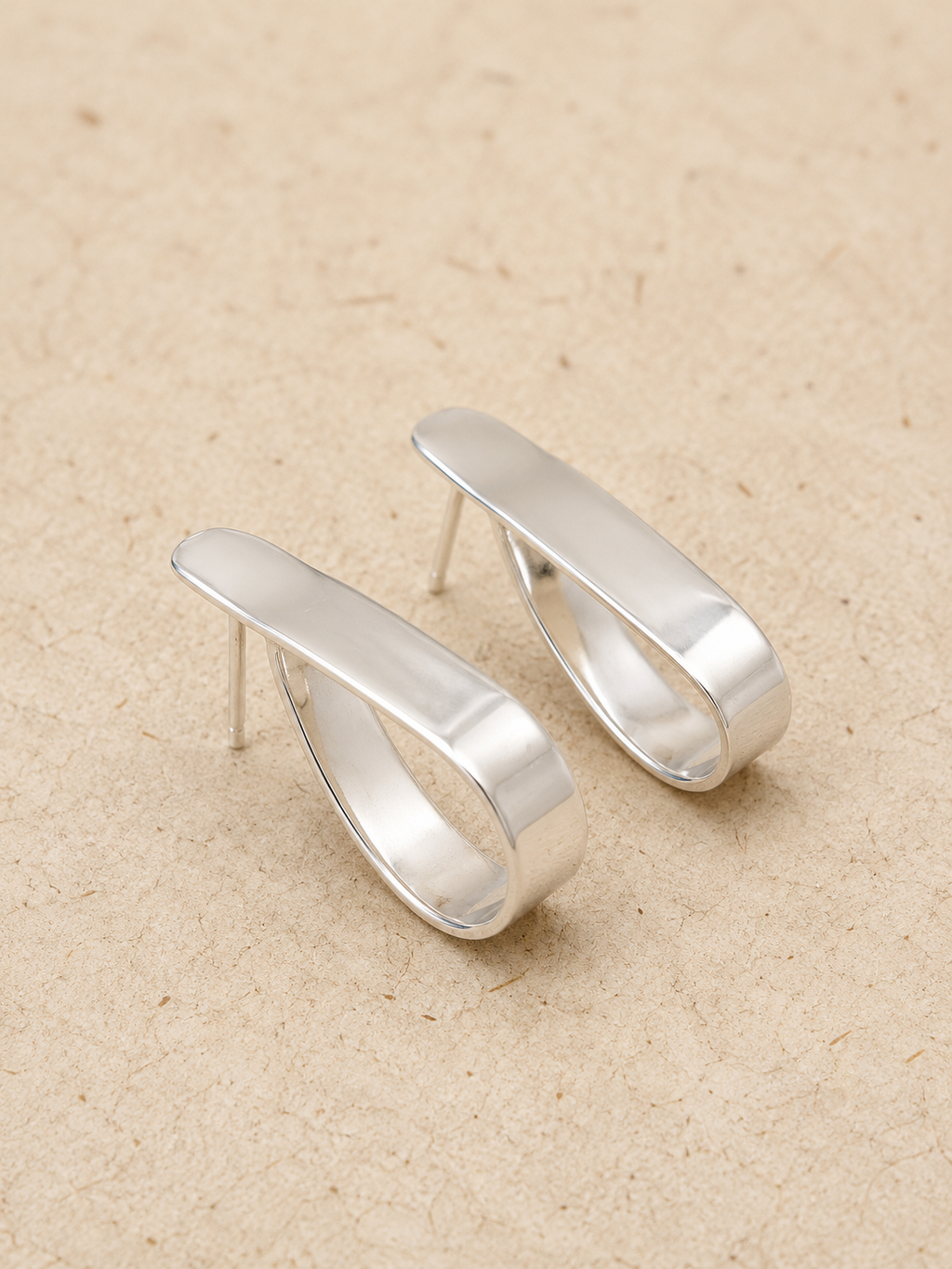 Handmade 925 Sterling Silver Stud Earrings