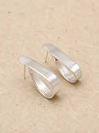 Handmade 925 Sterling Silver Stud Earrings