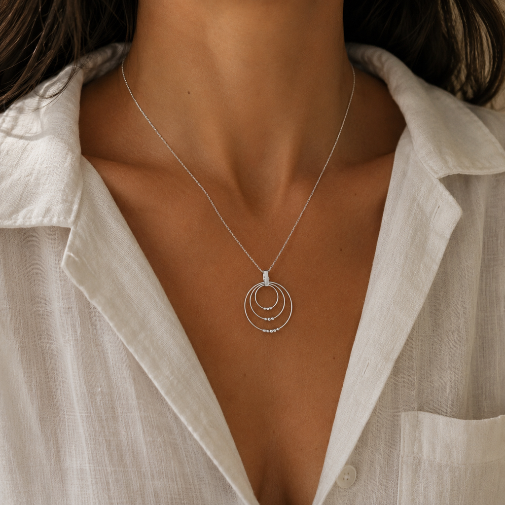Dainty sterling silver pendant