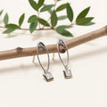 Mother of Pearl & Sterling silver earrings
