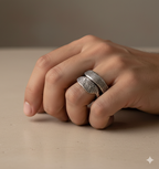 Sterling silver snake ring
